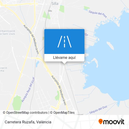 Mapa Carretera Ruzafa