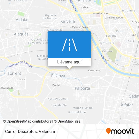 Mapa Carrer Dissabtes