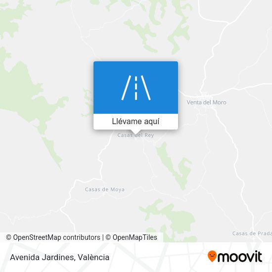 Mapa Avenida Jardines