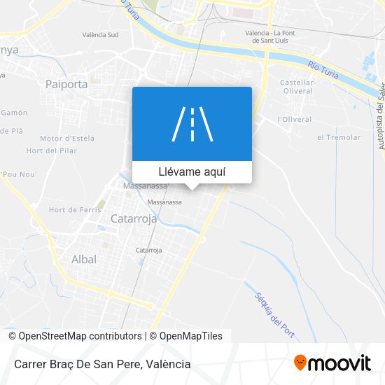 Mapa Carrer Braç De San Pere