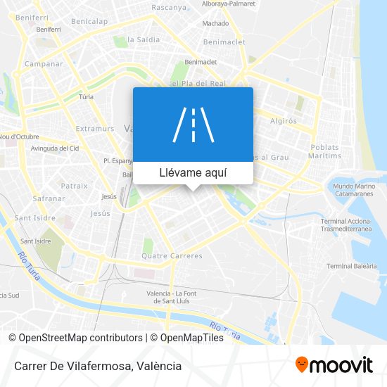 Mapa Carrer De Vilafermosa