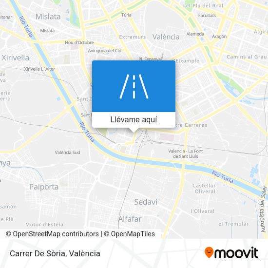Mapa Carrer De Sòria