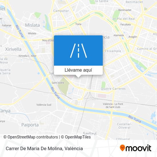 Mapa Carrer De Maria De Molina