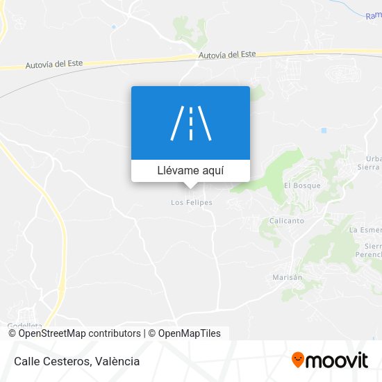 Mapa Calle Cesteros