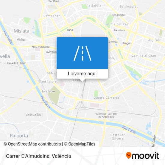 Mapa Carrer D'Almudaina