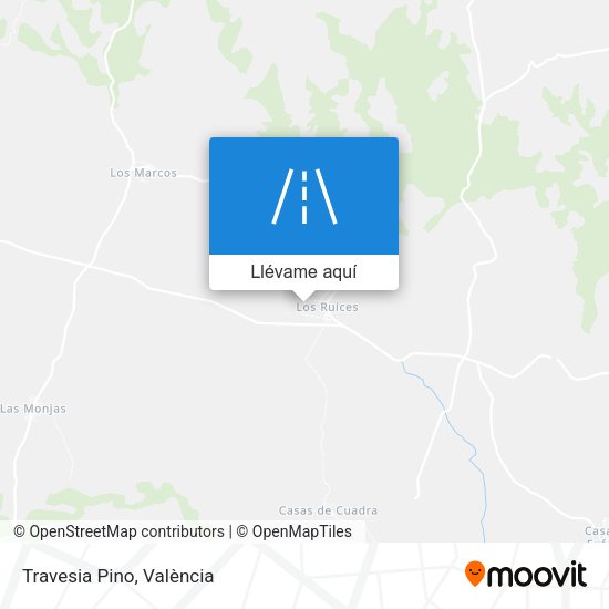 Mapa Travesia Pino