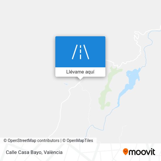 Mapa Calle Casa Bayo