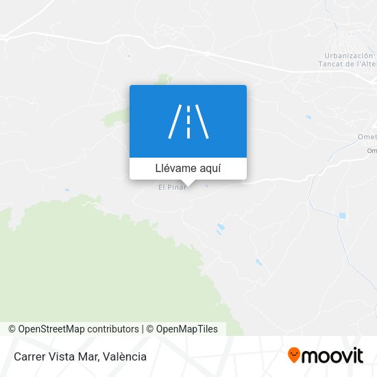 Mapa Carrer Vista Mar