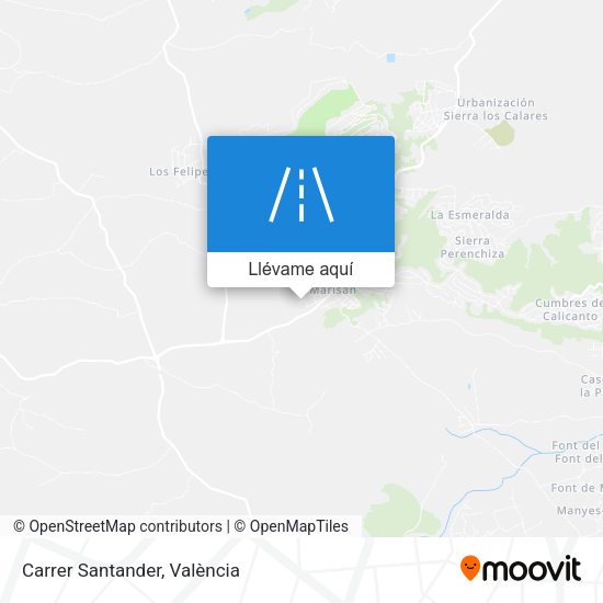 Mapa Carrer Santander