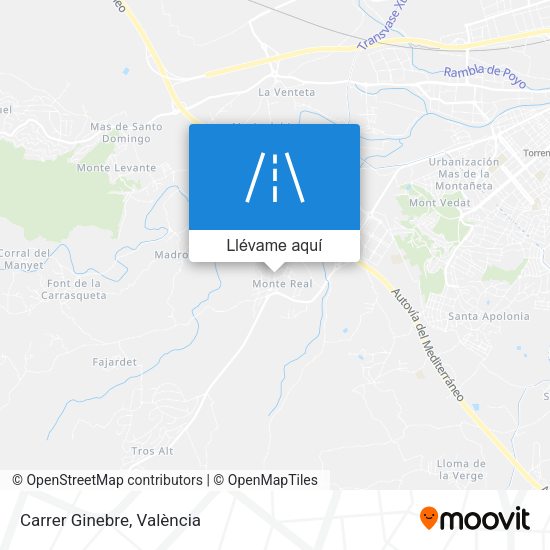 Mapa Carrer Ginebre