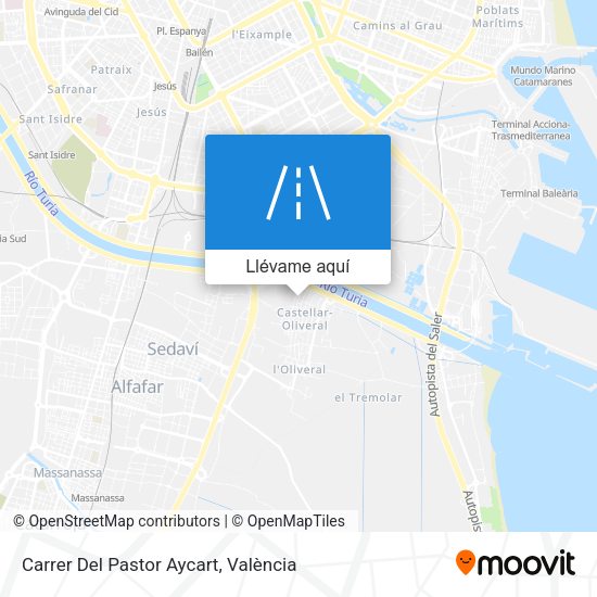 Mapa Carrer Del Pastor Aycart