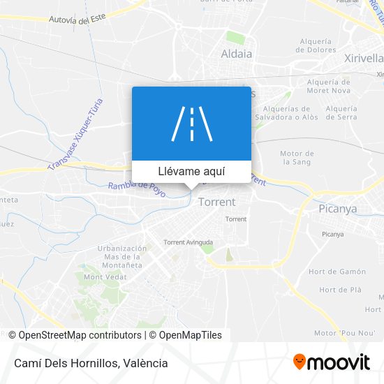 Mapa Camí Dels Hornillos