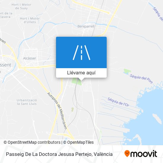 Mapa Passeig De La Doctora Jesusa Pertejo
