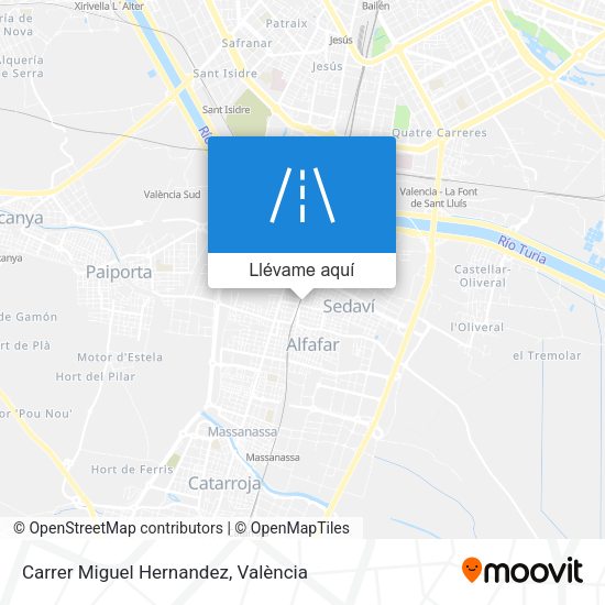 Mapa Carrer Miguel Hernandez