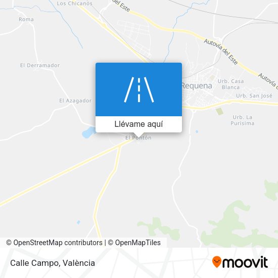 Mapa Calle Campo