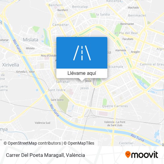 Mapa Carrer Del Poeta Maragall