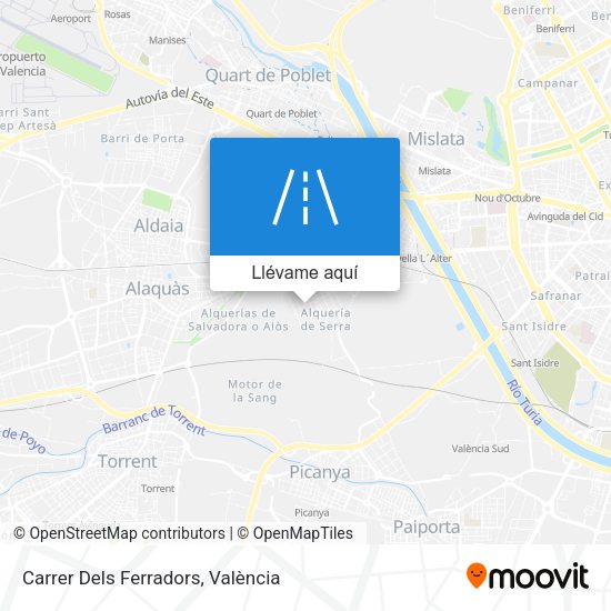 Mapa Carrer Dels Ferradors