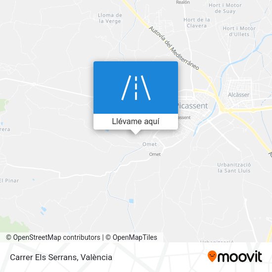 Mapa Carrer Els Serrans
