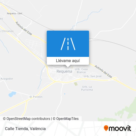 Mapa Calle Tienda