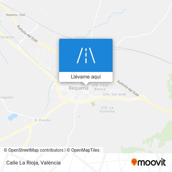 Mapa Calle La Rioja