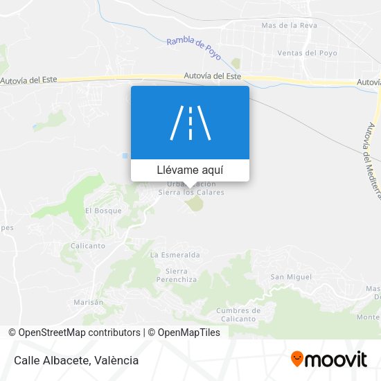 Mapa Calle Albacete