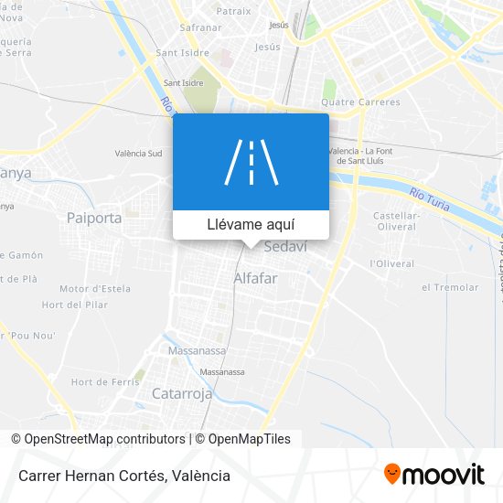 Mapa Carrer Hernan Cortés