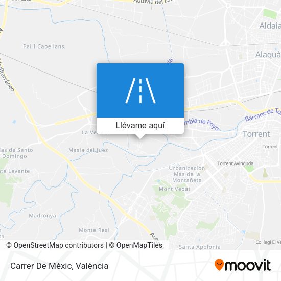 Mapa Carrer De Mèxic