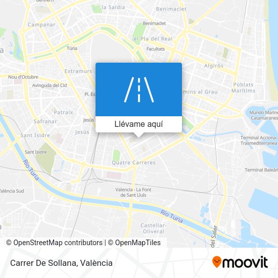 Mapa Carrer De Sollana