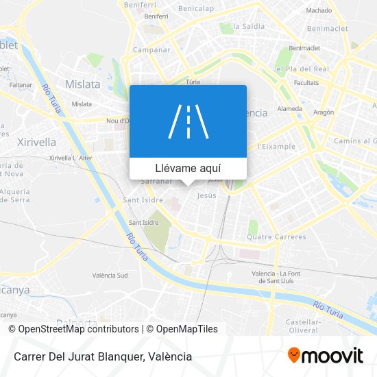 Mapa Carrer Del Jurat Blanquer