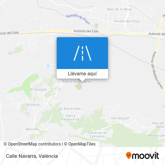 Mapa Calle Navarra