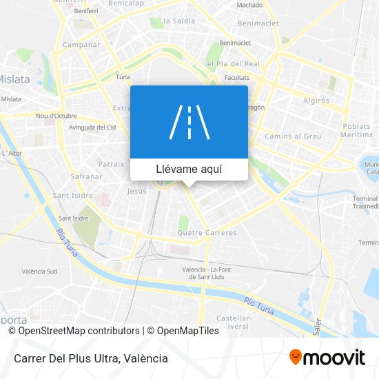 Mapa Carrer Del Plus Ultra