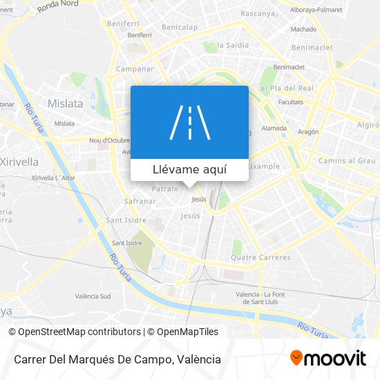 Mapa Carrer Del Marqués De Campo