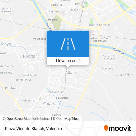 Mapa Plaza Vicente Blanch