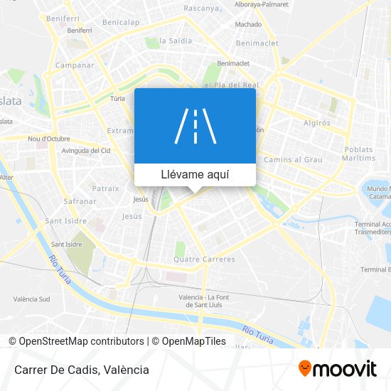 Mapa Carrer De Cadis