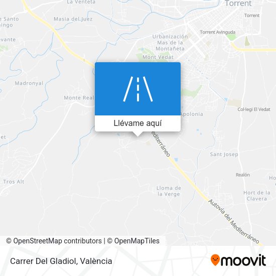 Mapa Carrer Del Gladiol