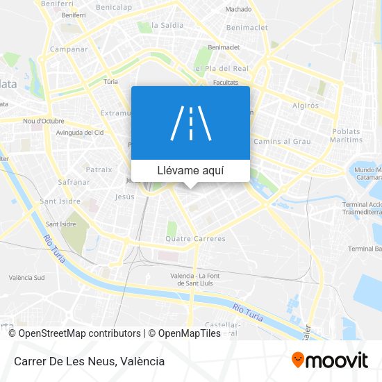 Mapa Carrer De Les Neus