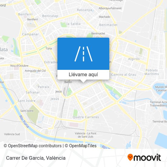 Mapa Carrer De García