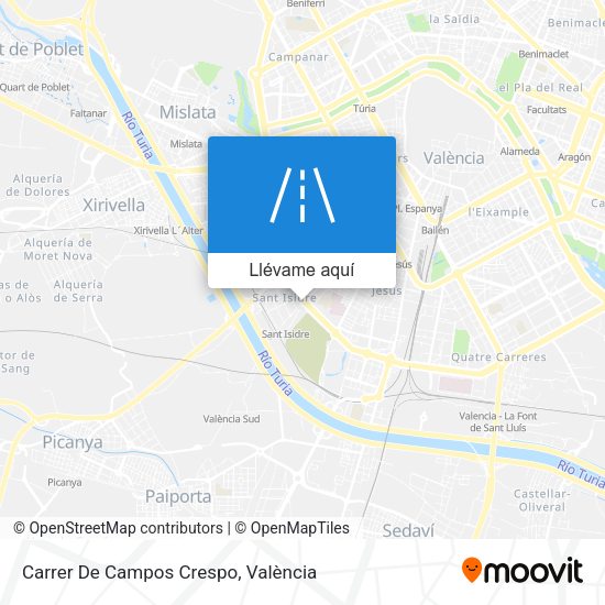 Mapa Carrer De Campos Crespo