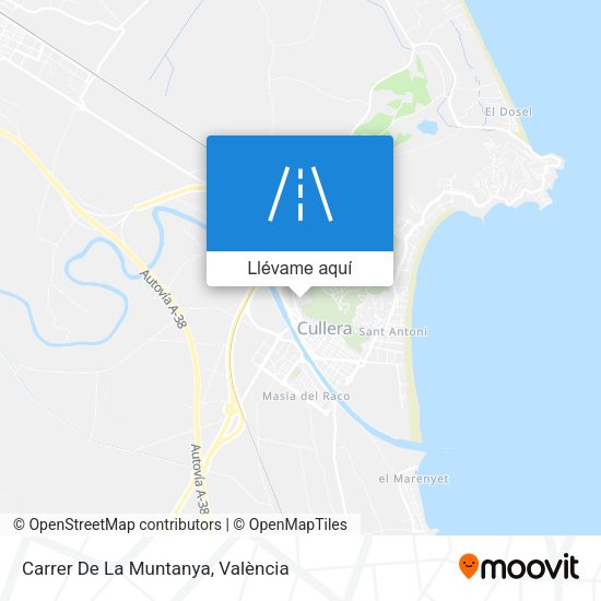 Mapa Carrer De La Muntanya