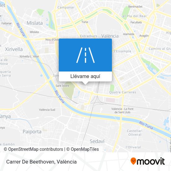 Mapa Carrer De Beethoven