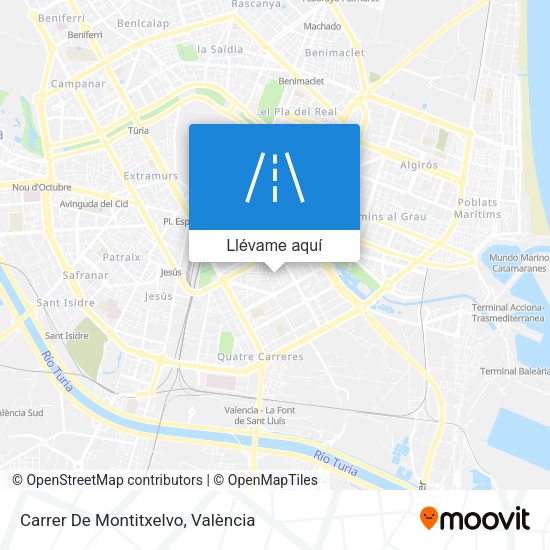 Mapa Carrer De Montitxelvo