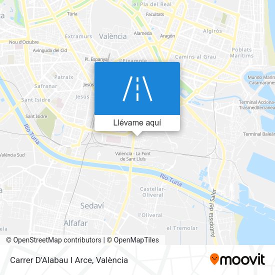 Mapa Carrer D'Alabau I Arce