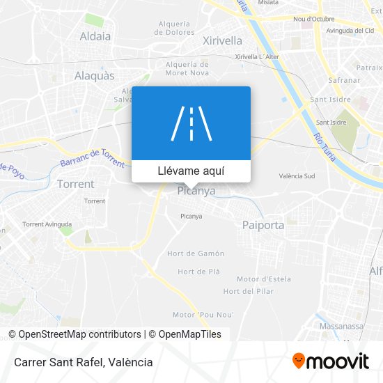 Mapa Carrer Sant Rafel
