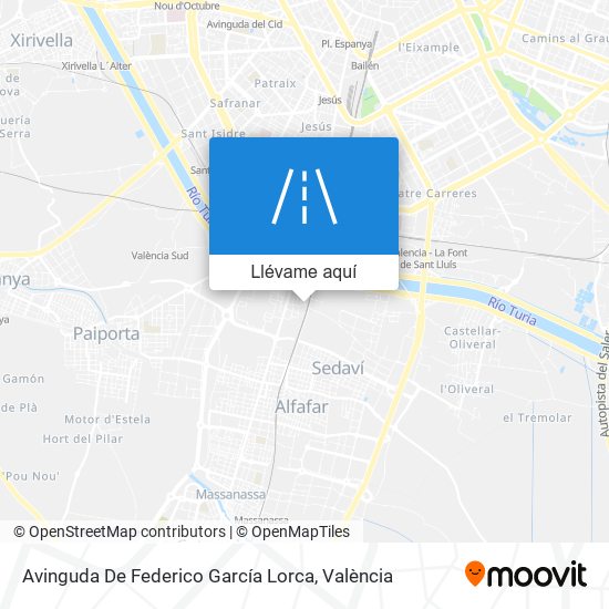 Mapa Avinguda De Federico García Lorca