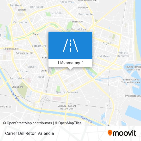 Mapa Carrer Del Retor