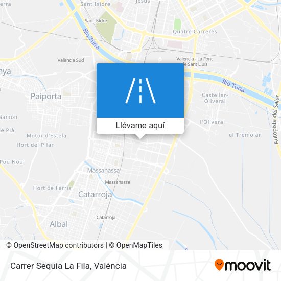 Mapa Carrer Sequia La Fila