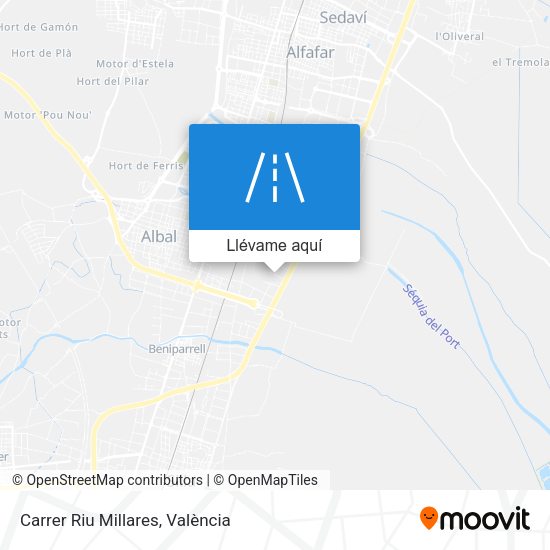 Mapa Carrer Riu Millares