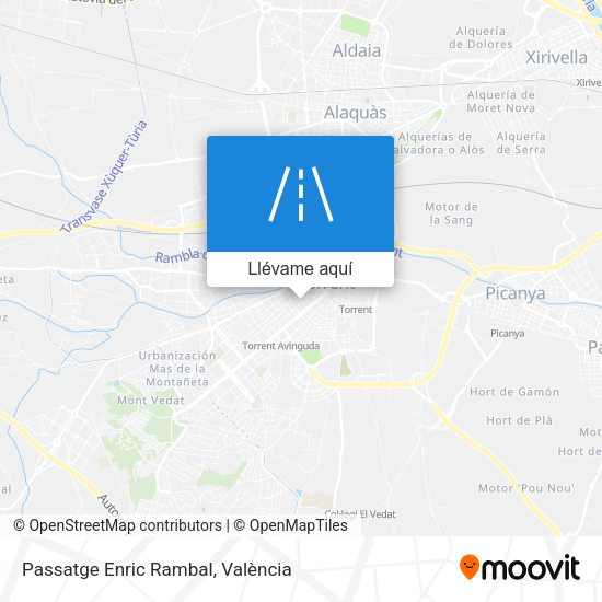 Mapa Passatge Enric Rambal