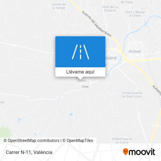Mapa Carrer N-11