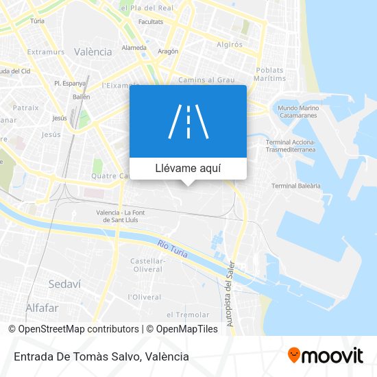 Mapa Entrada De Tomàs Salvo